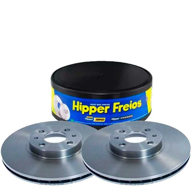 Disco de Freio DIANT. Solido  Clio 95/16 HF705 Hipper Freios