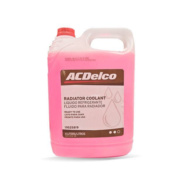 Fluido de Radiador 4 litros pronto Coolant 19525819 Acdelco